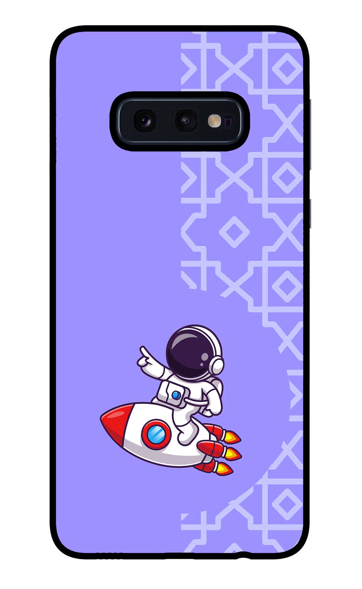 Cute Astronaut Samsung S10E Glass Case