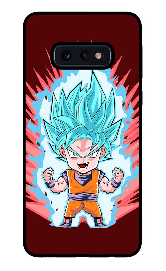 Goku Little Samsung S10E Glass Case