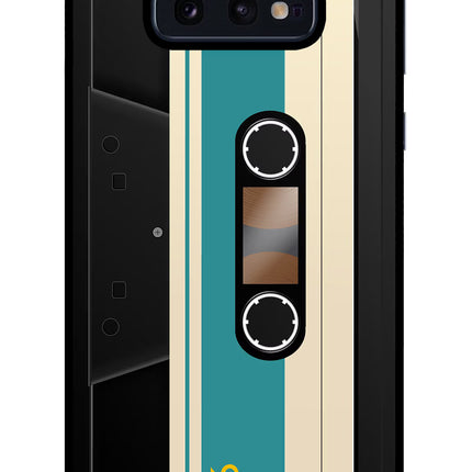 Cassette Samsung S10E Glass Case Back Cover by Casekaro