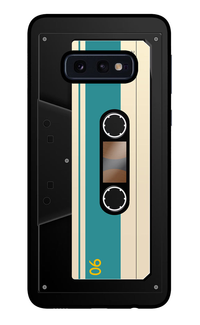 Cassette Samsung S10E Glass Case Back Cover by Casekaro