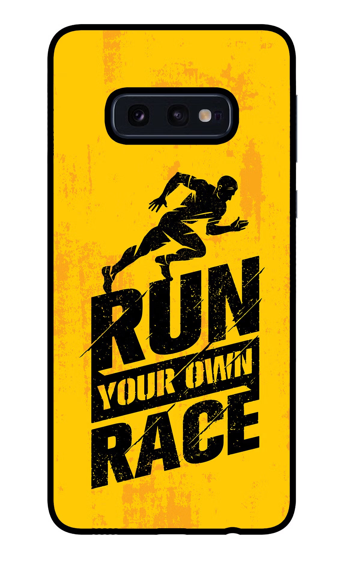 Run Your Own Race Samsung S10E Glass Case