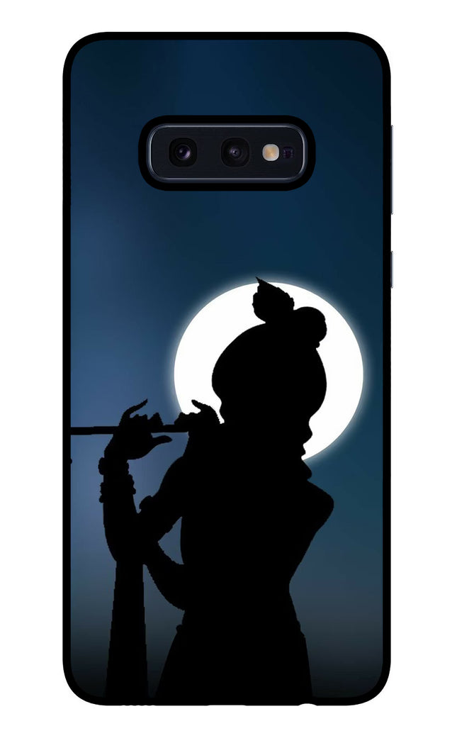 Shri Krishna Silhouette Samsung S10E Glass Case Back Cover by Casekaro