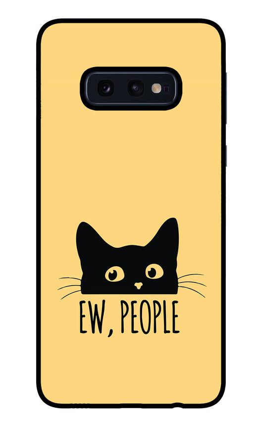 Ew People Catitude Samsung S10E Glass Case