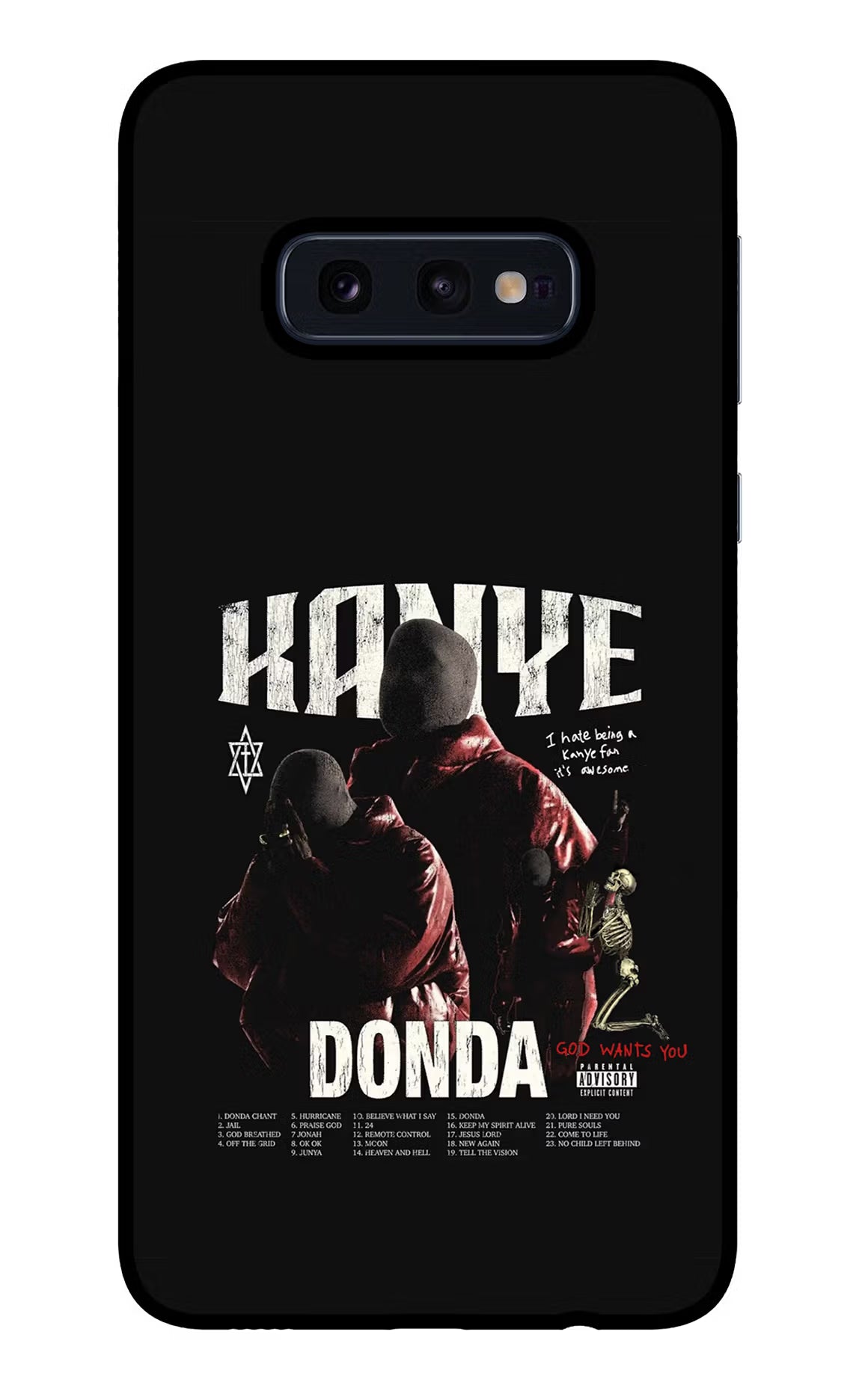 Donda Kanye West Samsung S10E Glass Case