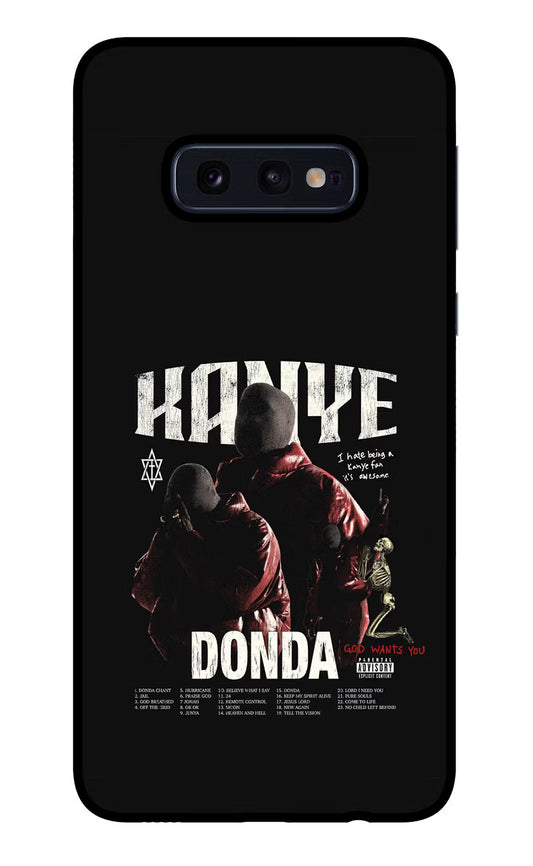 Donda Kanye West Samsung S10E Glass Case