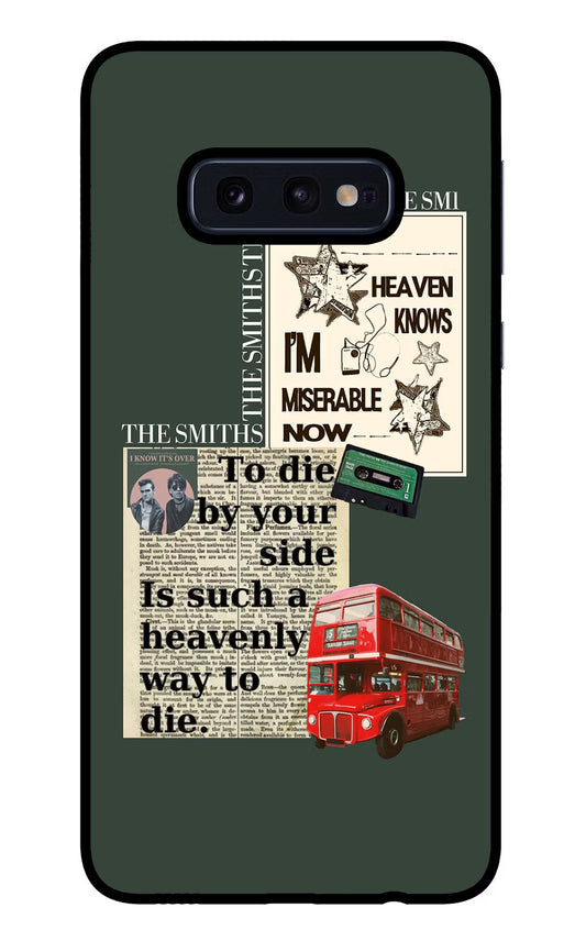 The Smiths Samsung S10E Glass Case