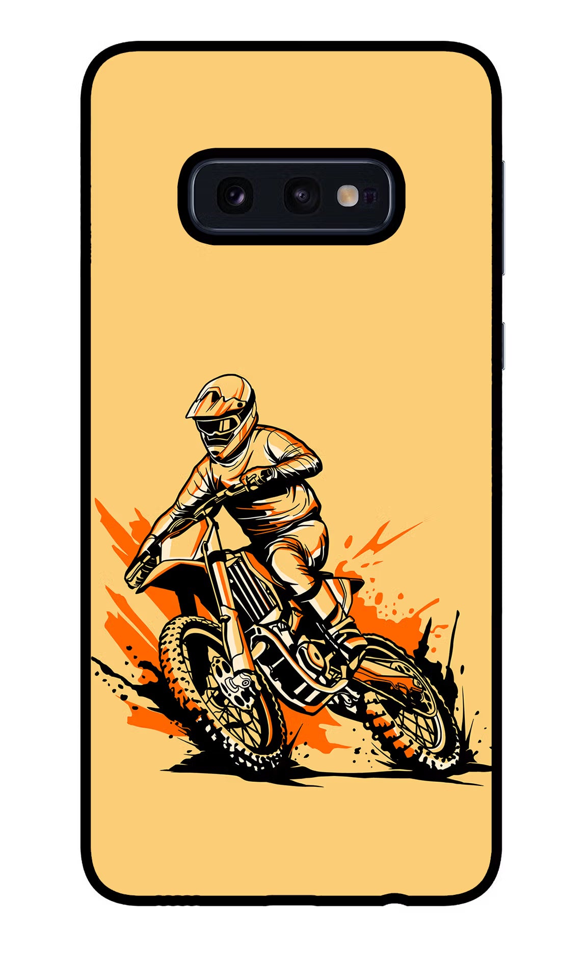 Off-Road Fury Samsung S10E Glass Case Back Cover by Casekaro