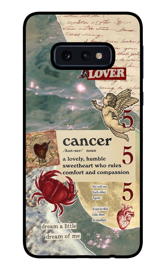 Cancer Zodiac Samsung S10E Glass Case