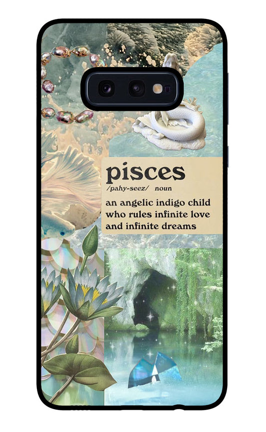 Pisces Zodiac Samsung S10E Glass Case