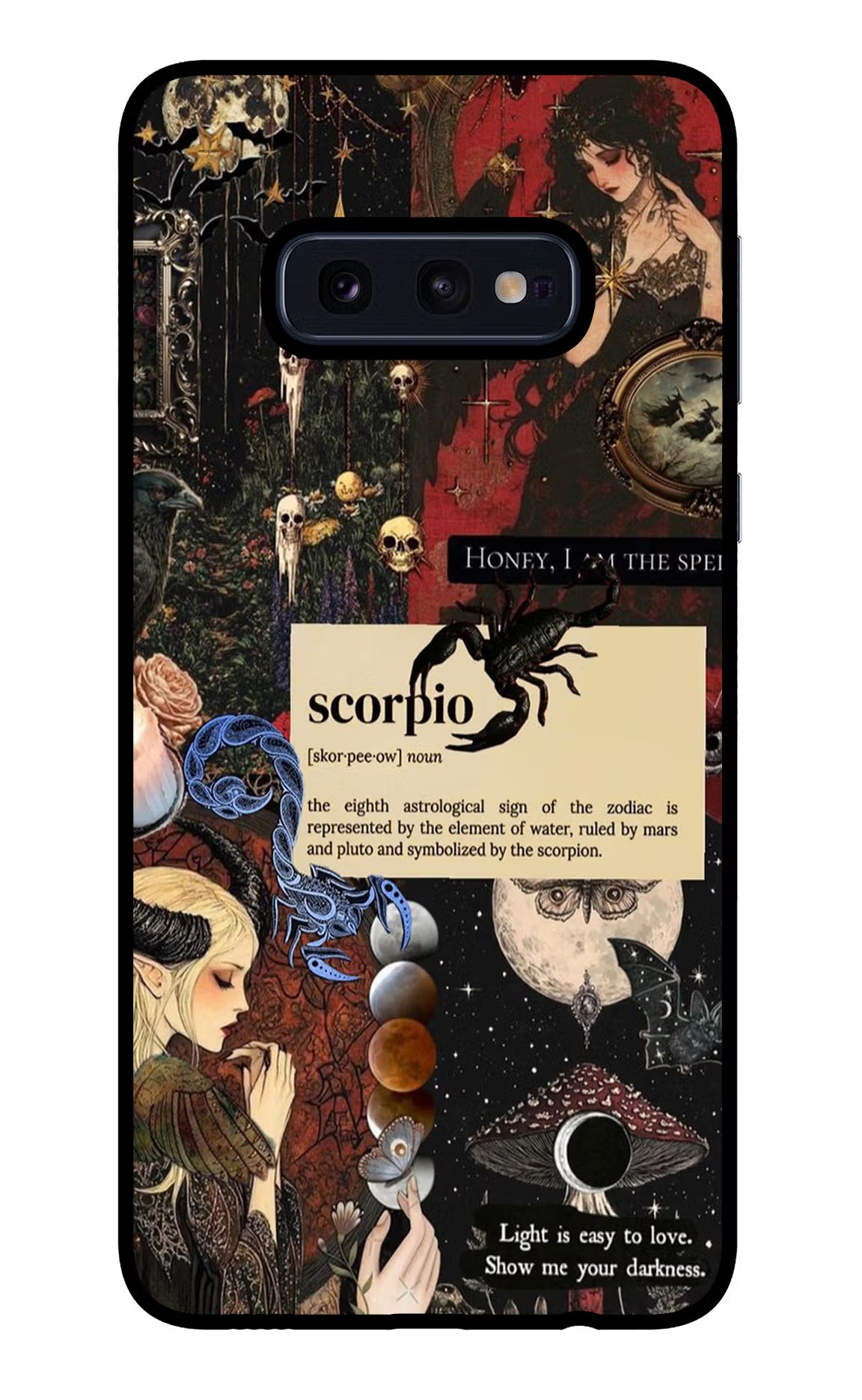 Scorpio Zodiac Samsung S10E Glass Case