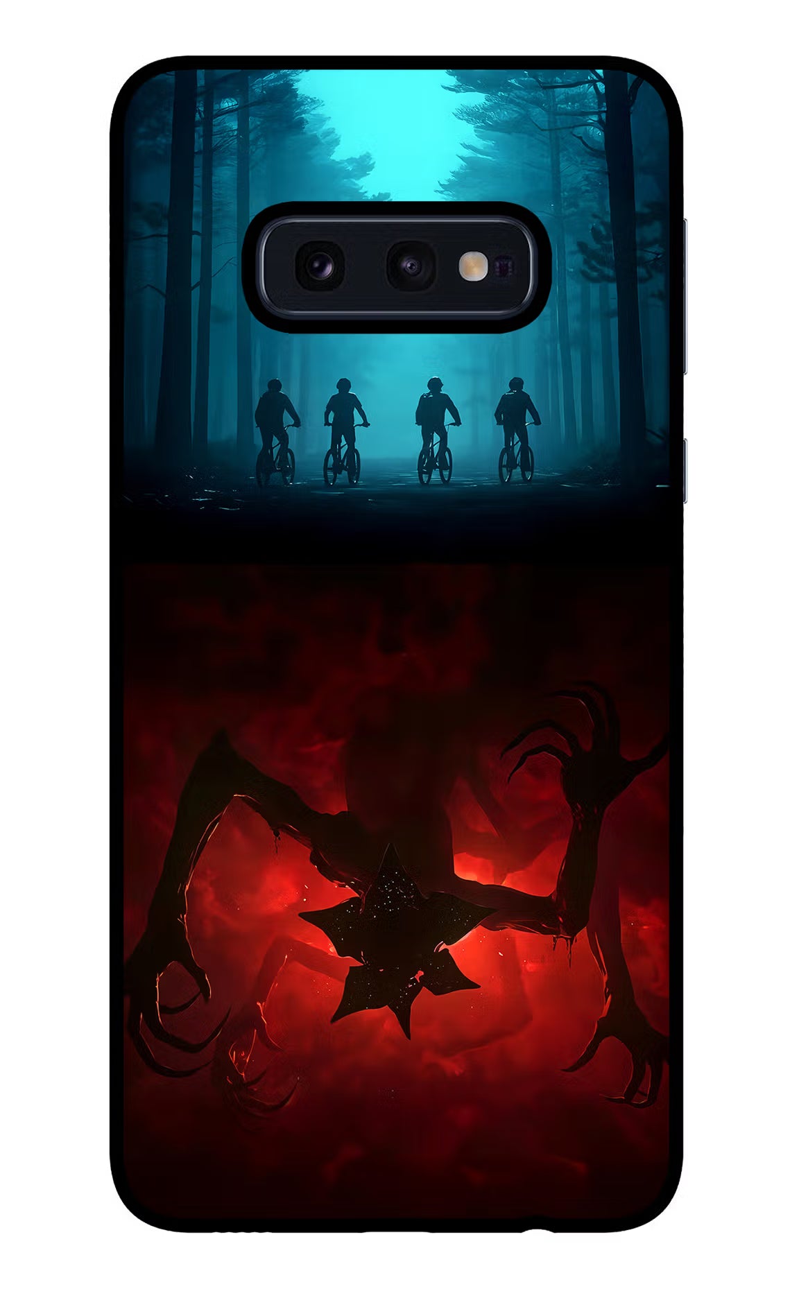 Ordinary Things Downside Up Samsung S10E Glass Case Back Cover by Casekaro