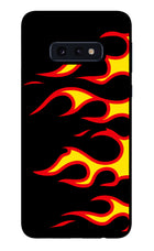 Side Sweep Flames Samsung S10E Glass Case