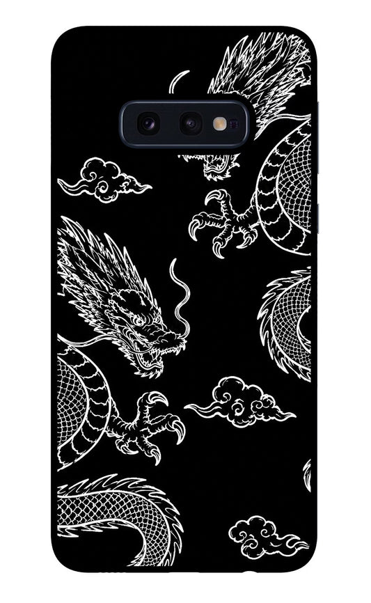 Twin Dragons Samsung S10E Glass Case