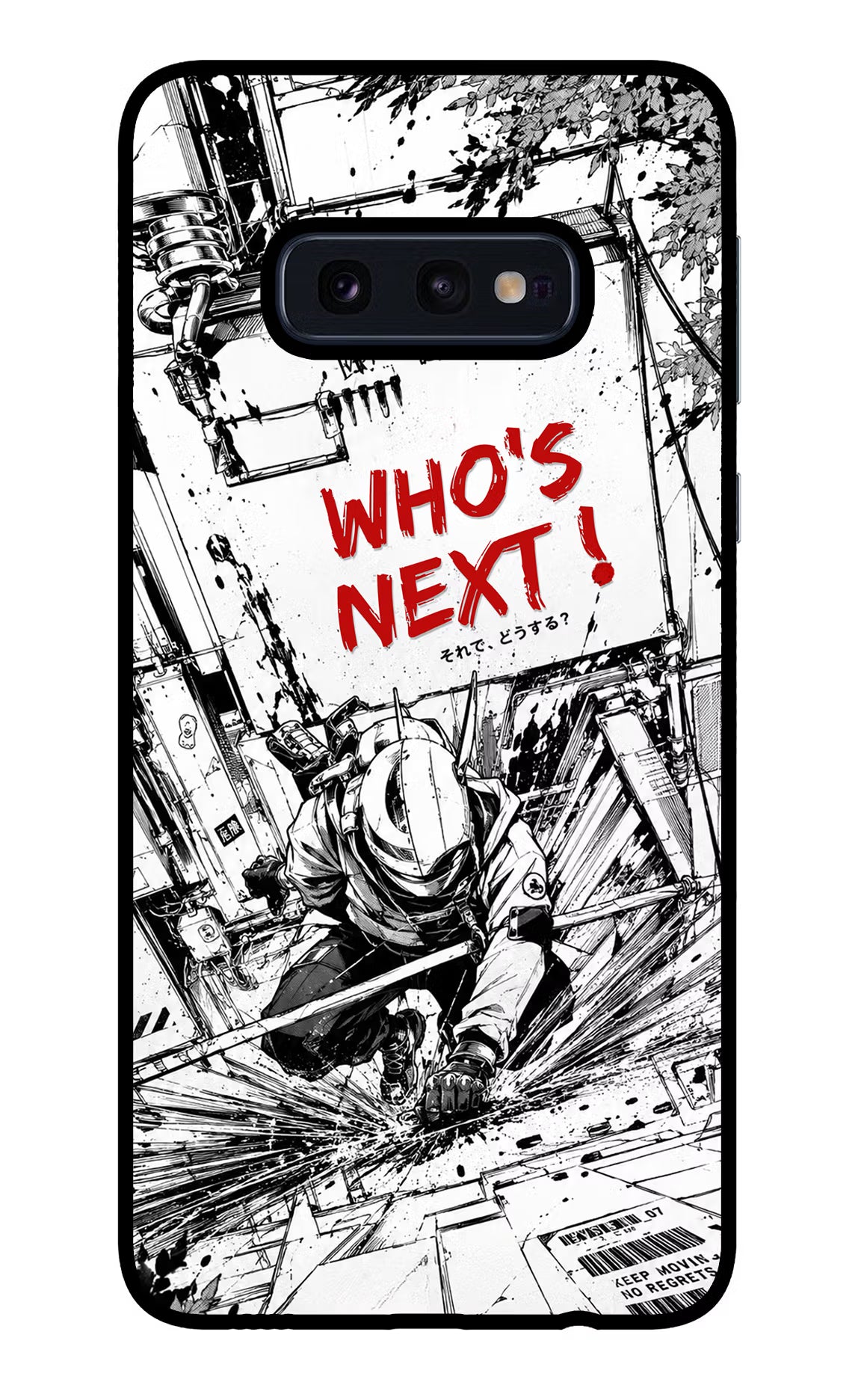 Who's Next Samsung S10E Glass Case