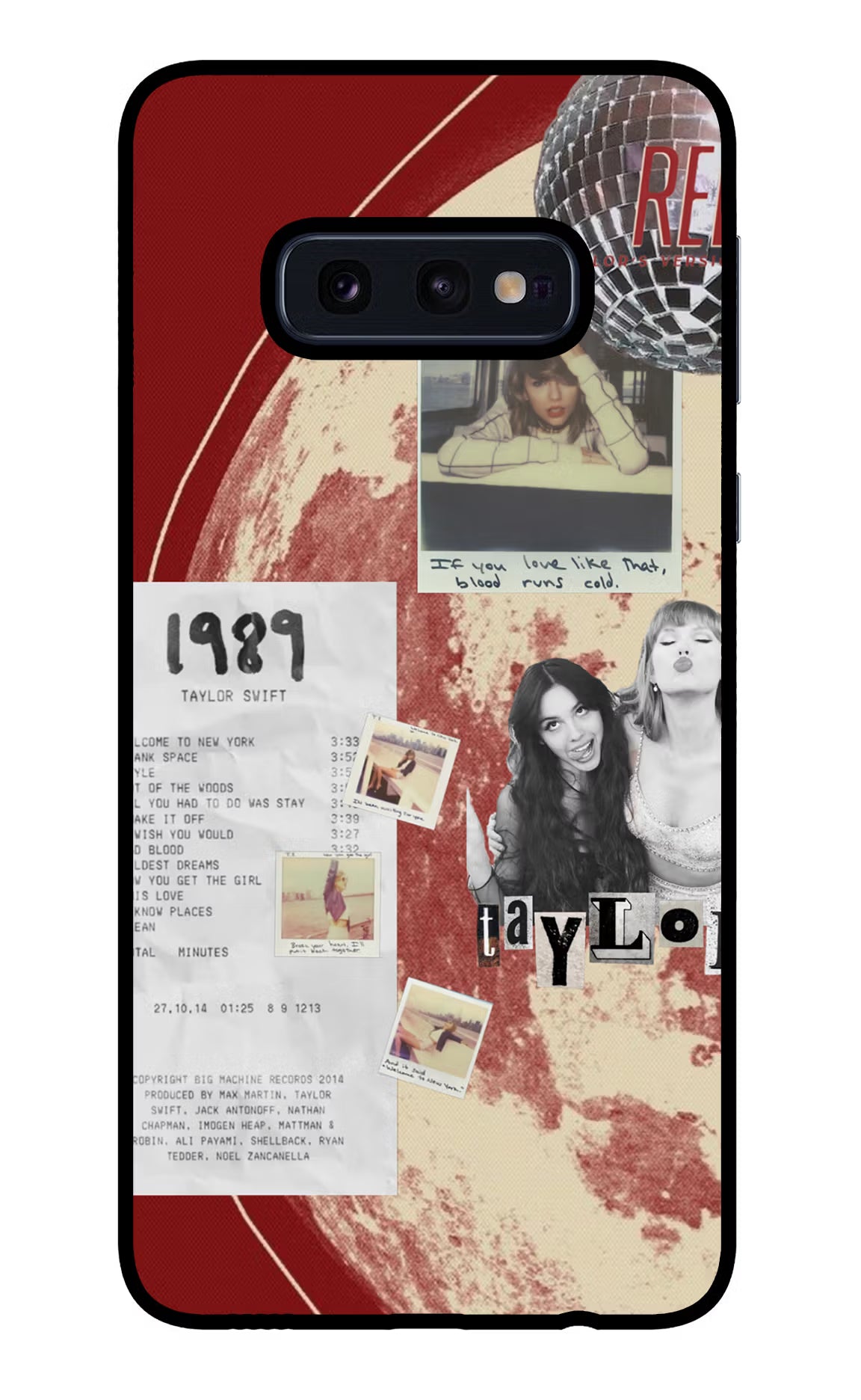 Taylor Swift Samsung S10E Glass Case Back Cover by Casekaro