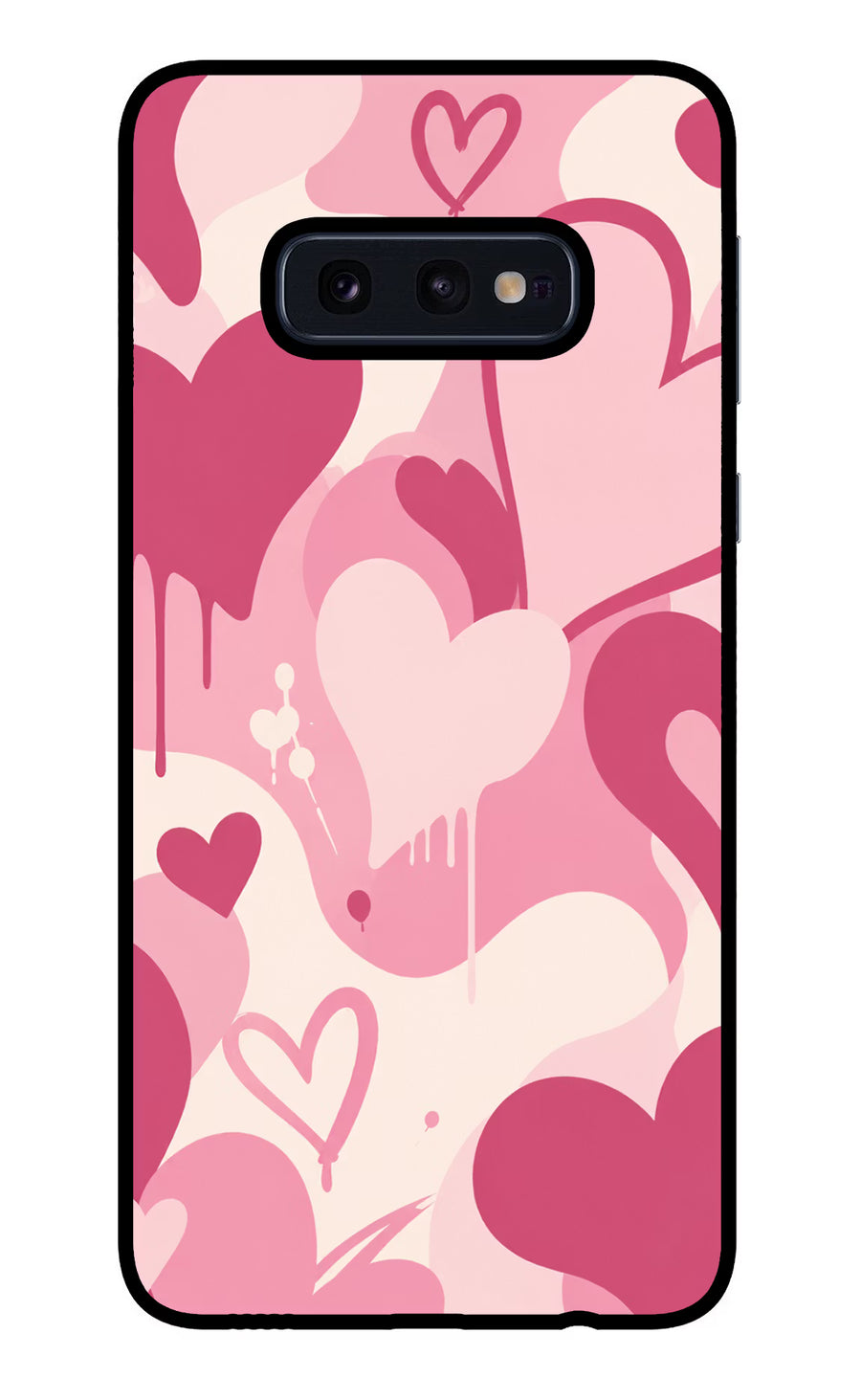 Hearty case Samsung S10E Back Cover, Glass case