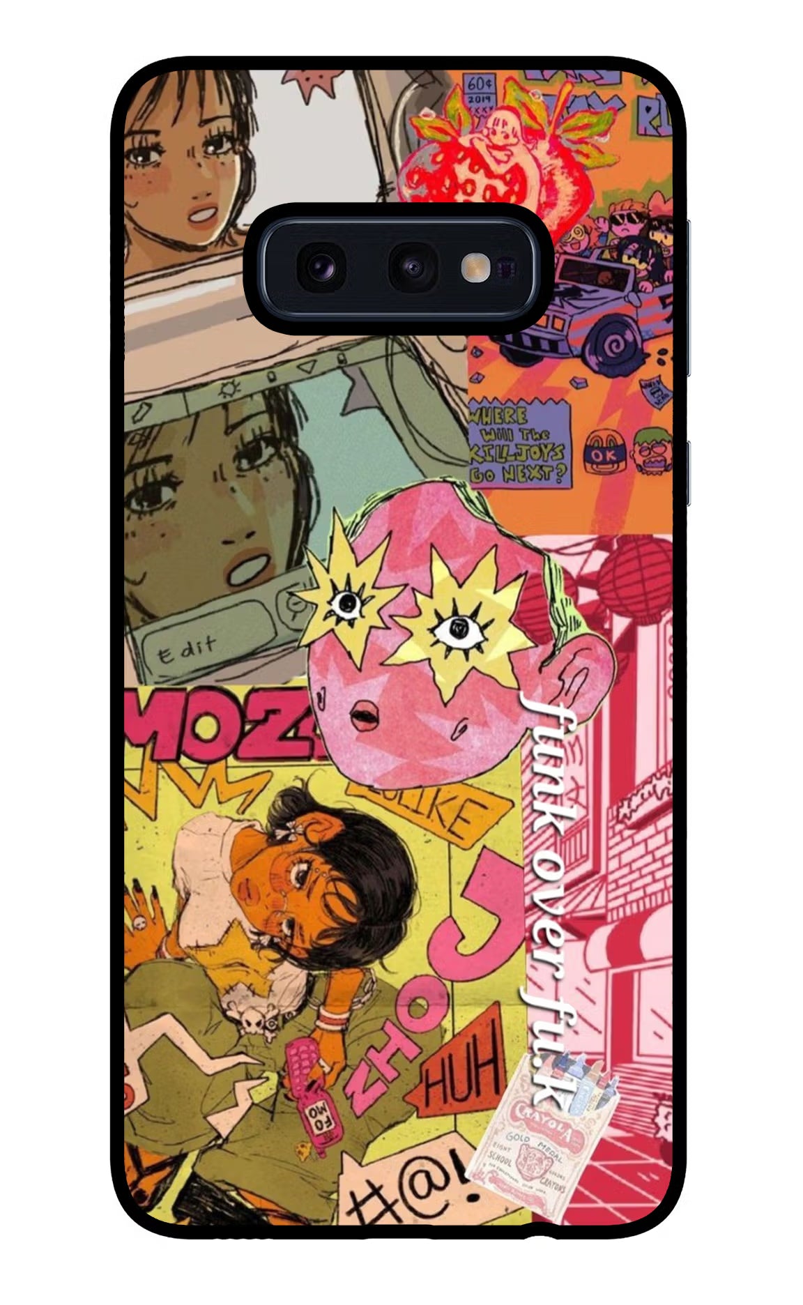 Funkover Samsung S10E Glass Case Back Cover by Casekaro
