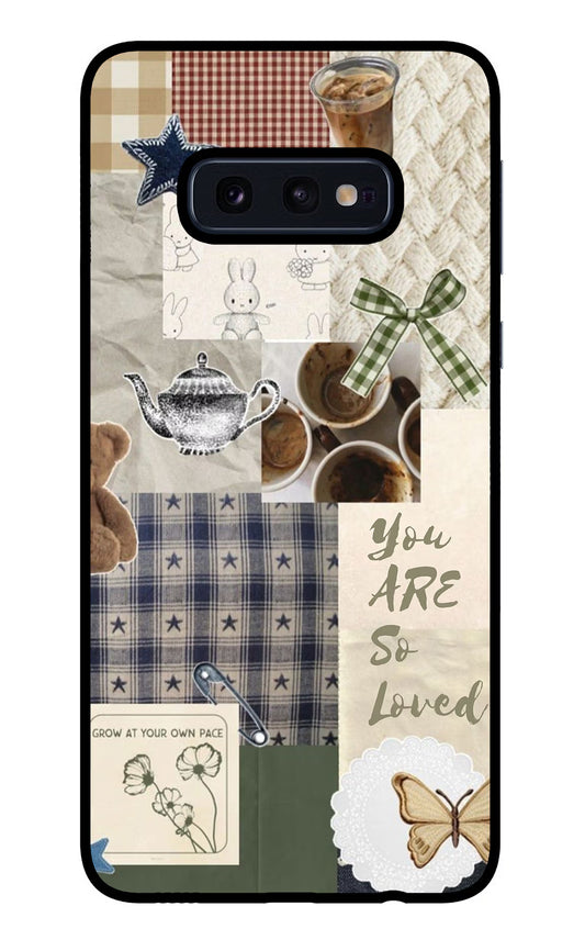 Cookie Samsung S10E Glass Case