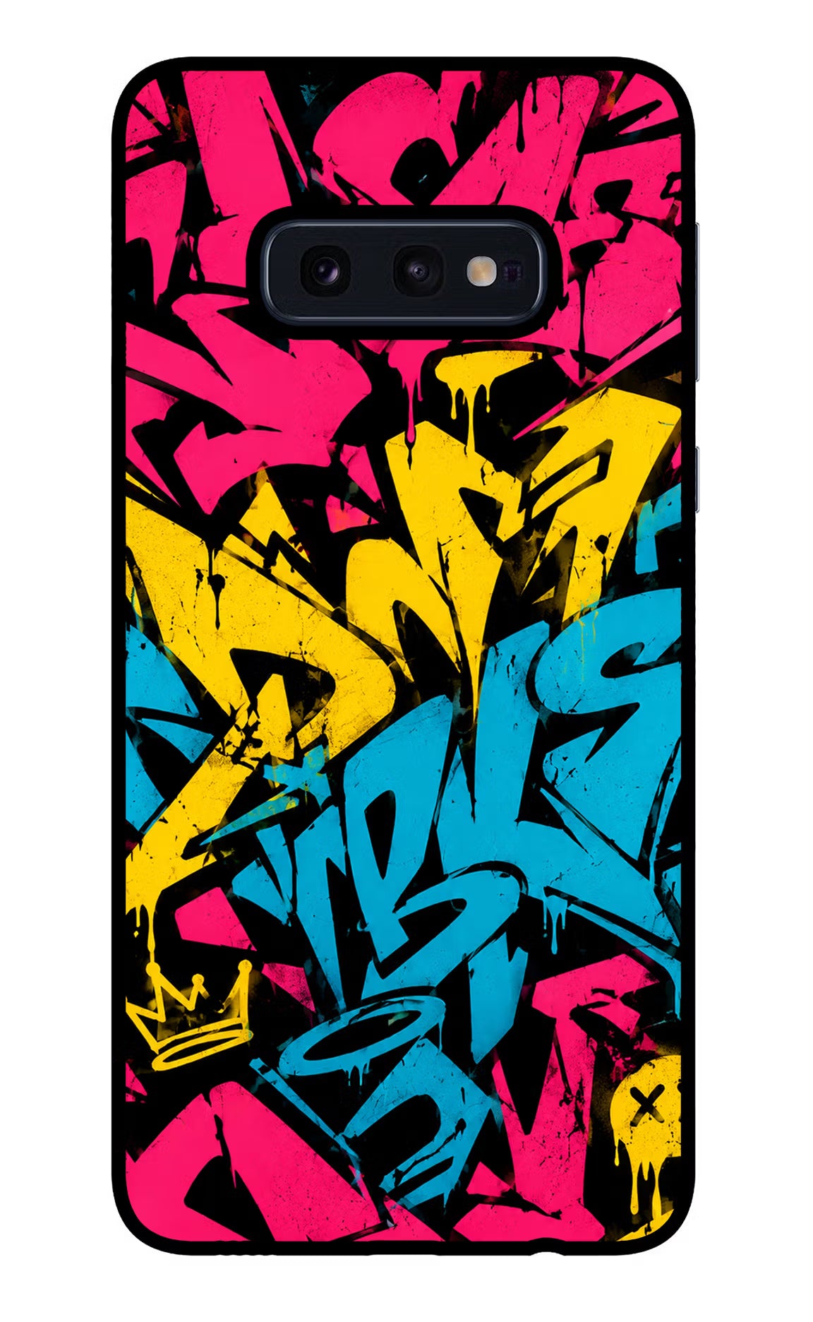 Graffiti Vibe Samsung S10E Glass Case