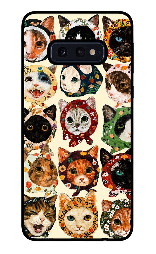 Cool Cat Samsung S10E Glass Case