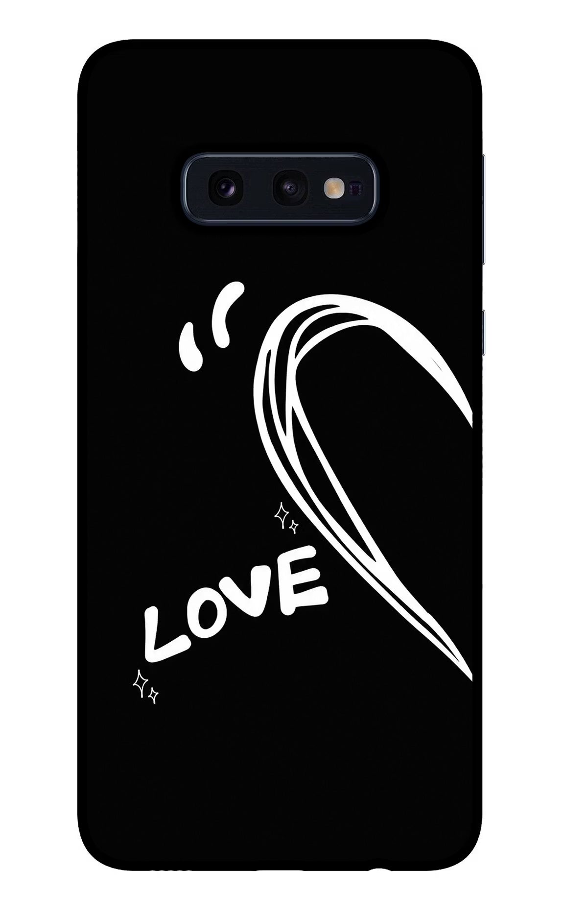 Love Line Samsung S10E Glass Case