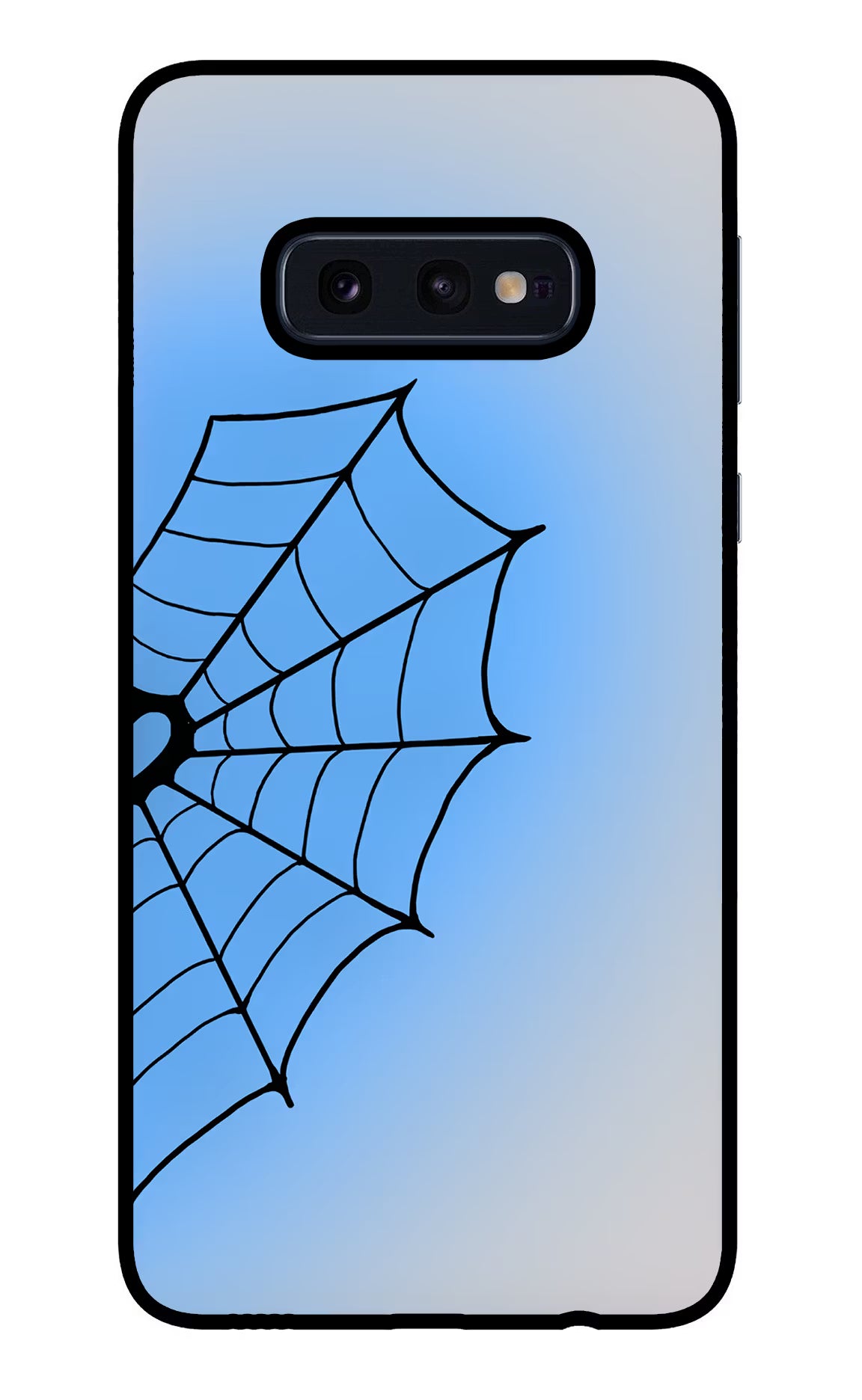 Blue Web Samsung S10E Glass Case