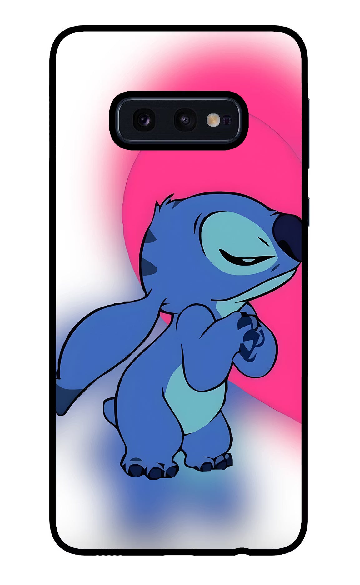 Stitch Hug Samsung S10E Glass Case