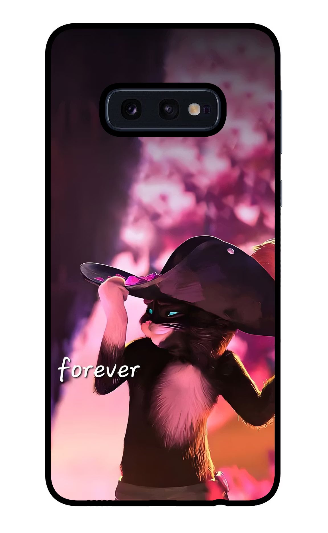 Forever Cat Samsung S10E Glass Case