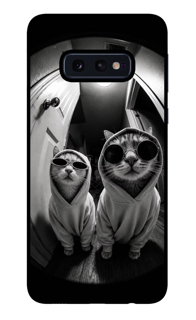 Hood Cats Samsung S10E Glass Case