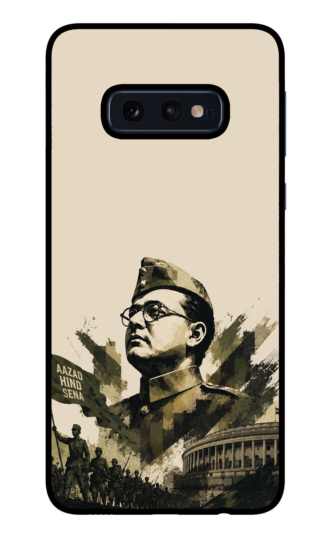 Netaji Rising Samsung S10E Glass Case