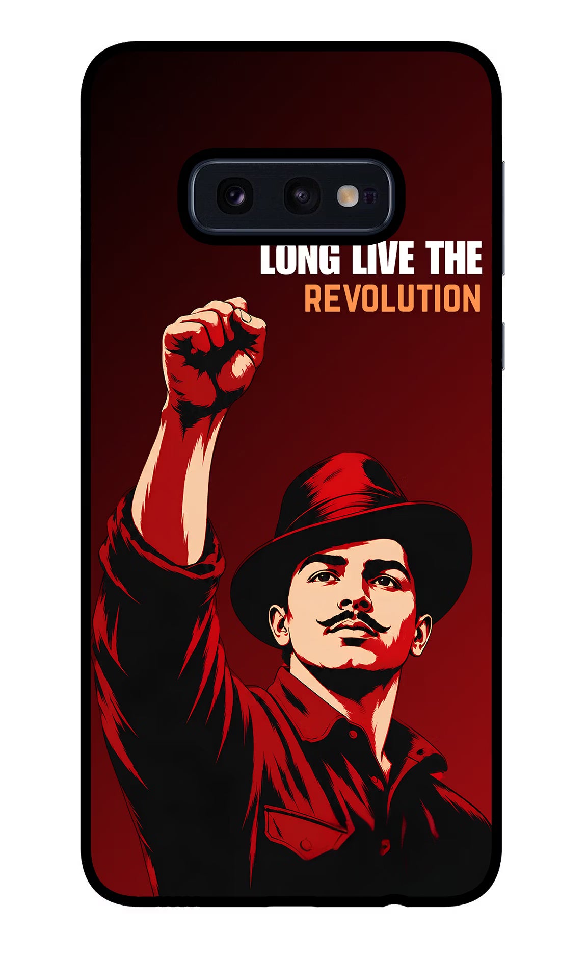Bhagat Singh Revolution Samsung S10E Glass Case