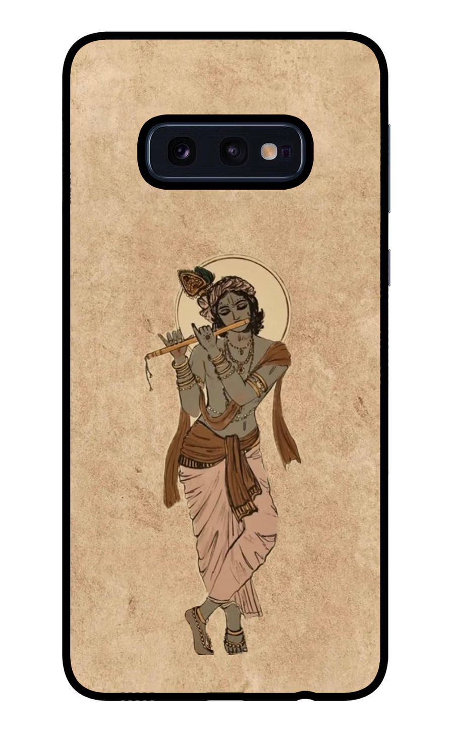 Krishna Samsung S10E Back Cover, Glass case