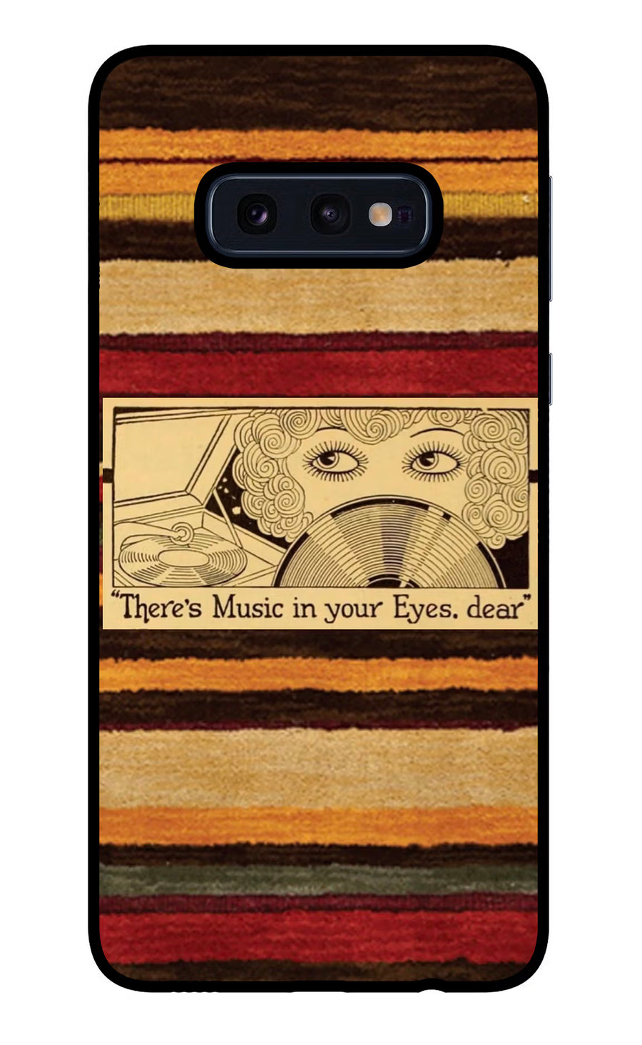 Vinyl Stripes Samsung S10E Back Cover, Glass case