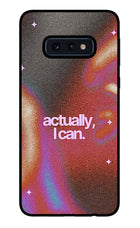 Pink Aura Samsung S10E Glass Case