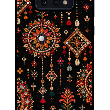 Boho Noir Samsung S10E Glass Case