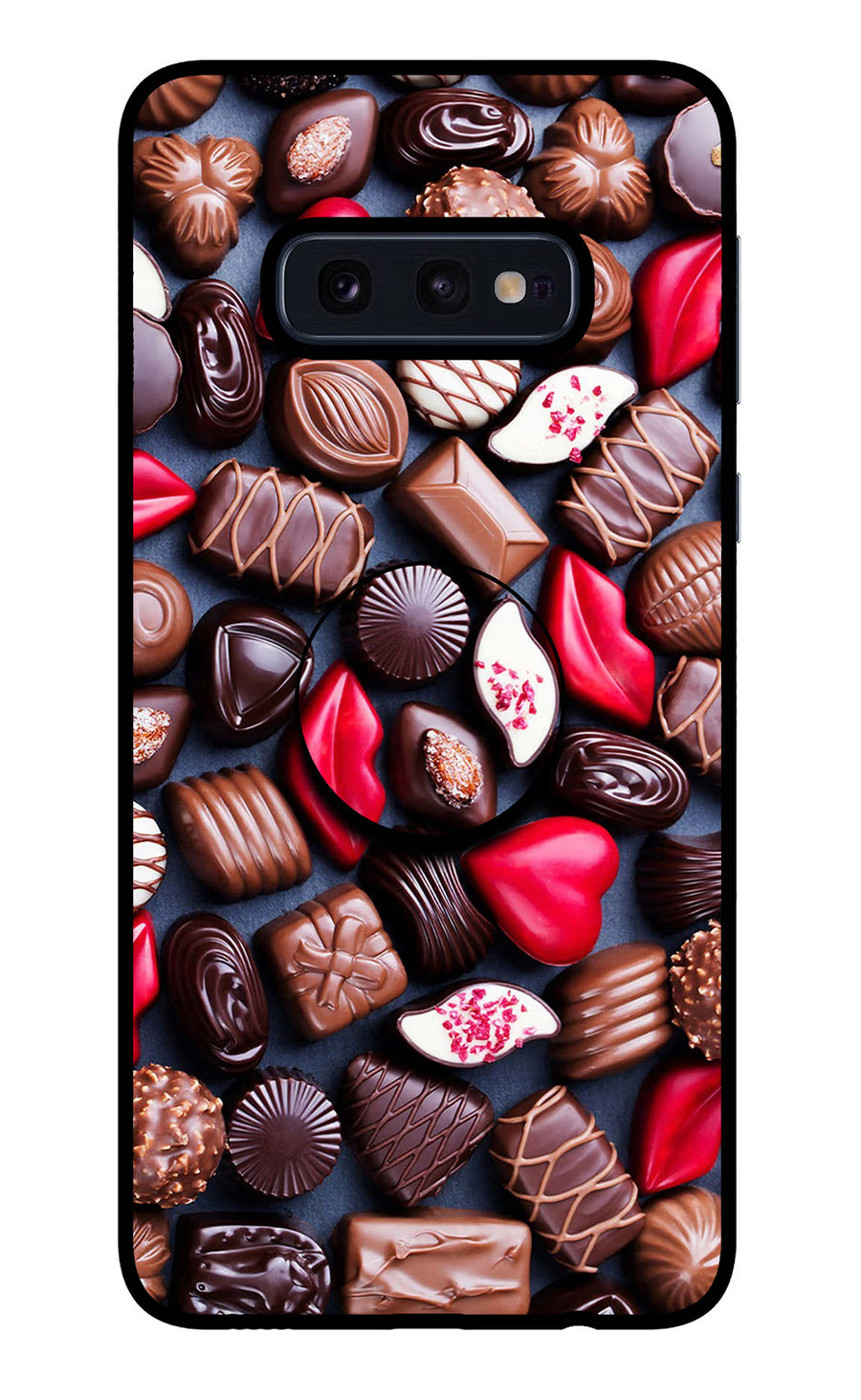 Chocolates Samsung S10E Pop Case, Glass case