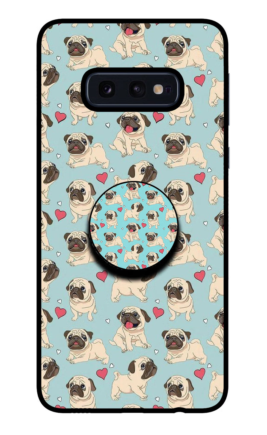 Pug Dog Samsung S10E Pop Case, Glass case