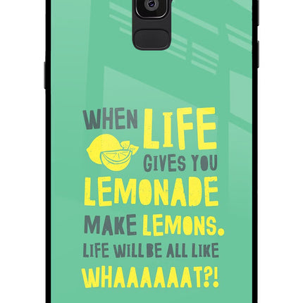 Quote Samsung On8 2018 Glass Case