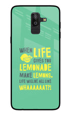 Quote Samsung On8 2018 Glass Case