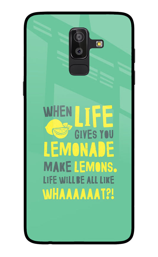 Quote Samsung On8 2018 Glass Case