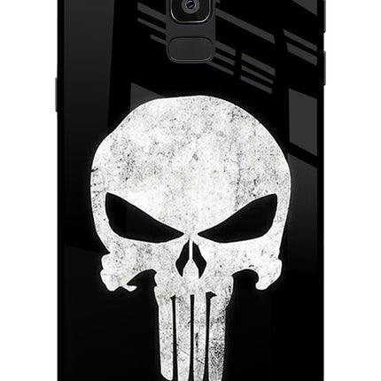 Punisher Skull Samsung On8 2018 Glass Case