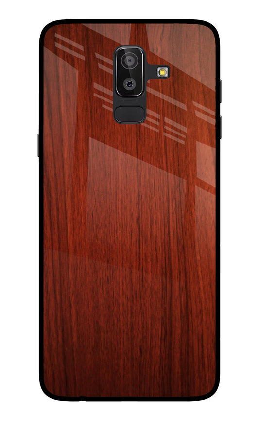 Wooden Plain Pattern Samsung On8 2018 Glass Case