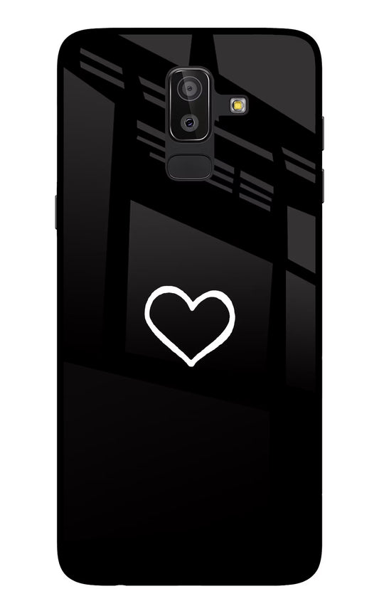 Heart Samsung On8 2018 Glass Case