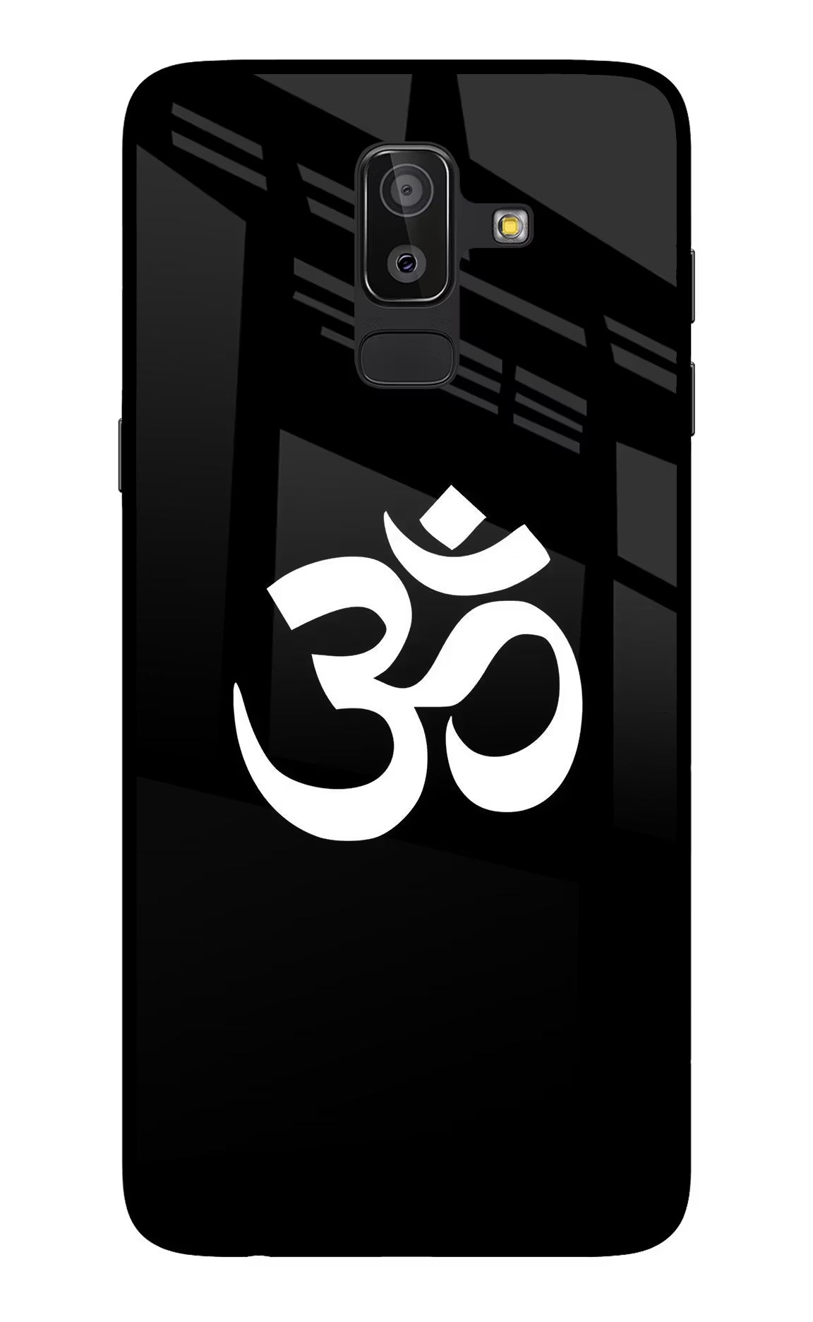 Om Samsung On8 2018 Glass Case Back Cover by Casekaro