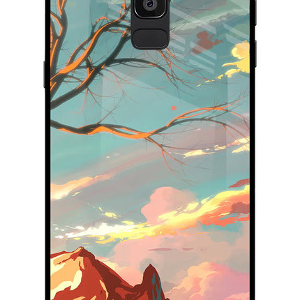 Scenery Samsung On8 2018 Glass Case
