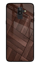 Wooden Texture Design Samsung On8 2018 Glass Case