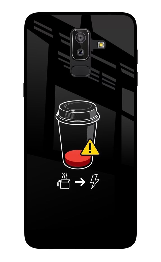 Coffee Samsung On8 2018 Glass Case