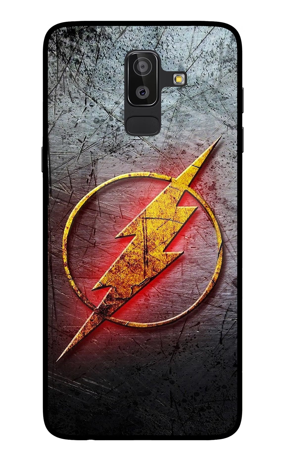 Flash Samsung On8 2018 Glass Case Back Cover by Casekaro