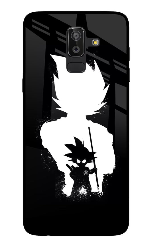 Goku Shadow Samsung On8 2018 Glass Case