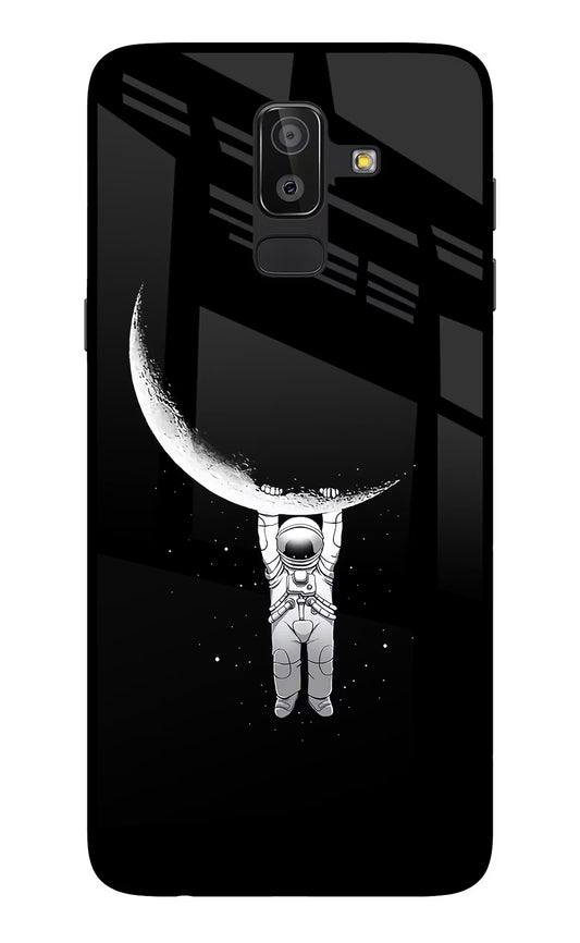 Moon Space Samsung On8 2018 Glass Case
